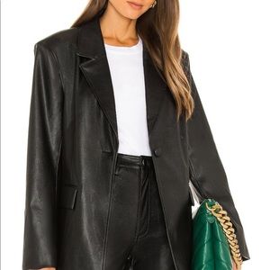 weWoreWhat croc embossed fall blazer medium with tags on